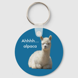 Ahhhh Alpaca Keychain Schlüsselanhänger