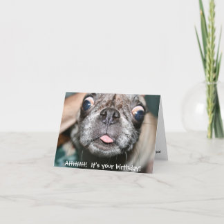 AHHHH! Es ist dein Geburtstag! Geburtskarte Karte