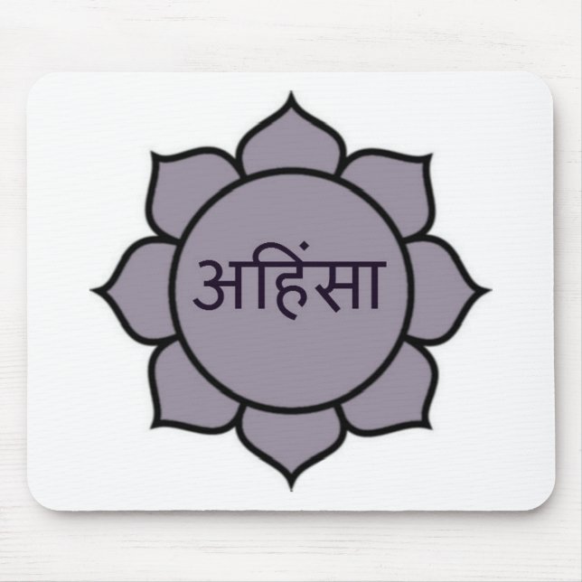 ahimsa (Lotos) .jpg Mousepad (Vorne)