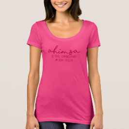 Ahimsa:  Seien Sie nett nicht heftig, mitfühlend T-Shirt