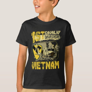 Ähm1 Huey Helicopter 1st Cavalry Division Vietnam T-Shirt