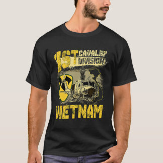 Ähm1 Huey Helicopter 1st Cavalry Division Vietnam T-Shirt