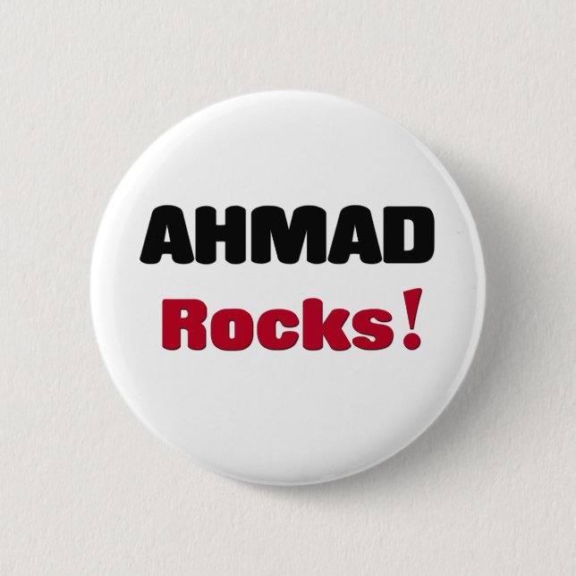 Ahmad Felsen Button (Vorderseite)