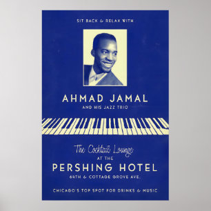 Ahmad Jamal Jazzplakat - At the Pershing - But Poster