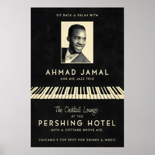 Ahmad Jamal Jazzplakat - At the Pershing - But Poster