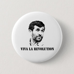 Ahmadinejad - Viva Larevolution Button