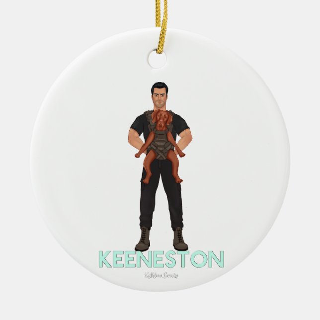 Ahmed and Nemi  Keramik Ornament (Vorne)