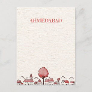 Ahmedabad India Travel Postcard Postkarte