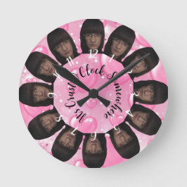 Ahmet Hands It's Crust O Clock Somewhere LOL Clock Runde Wanduhr