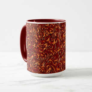 Ähnlich wie in Mauer, Korallen und Orange struktur Tasse