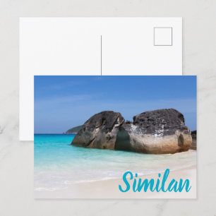 Ähnlicher Strand Andaman Sea Phuket Thailand Gesch Feiertagspostkarte