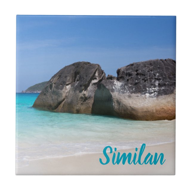 Ähnlicher Strand Andaman Sea Phuket Thailand Gesch Fliese (Vorderseite)