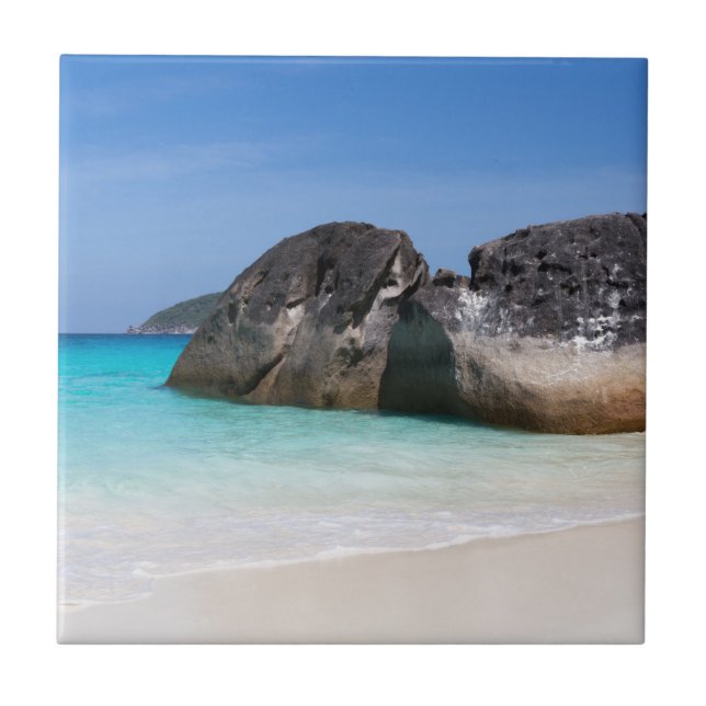 Ähnlicher Strand Andaman Sea Thailand Geschenk Pos Fliese (Vorderseite)