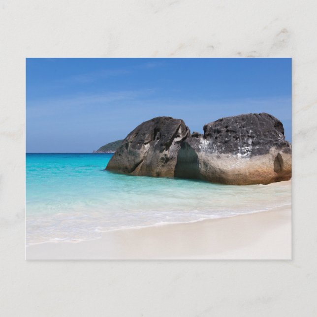 Ähnlicher Strand Andaman Sea Thailand Geschenk Pos Postkarte (Vorderseite)
