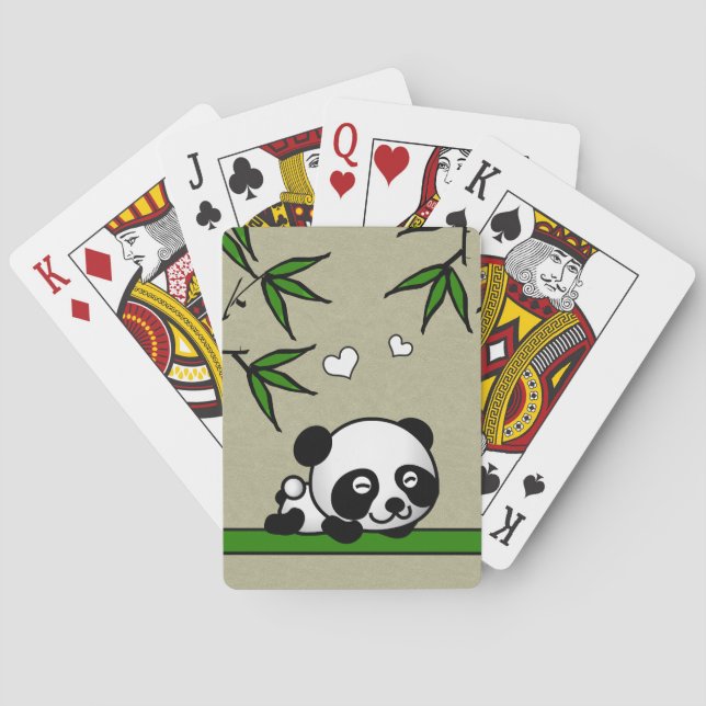 ahnungslos Panda Spielkarten (Rückseite)