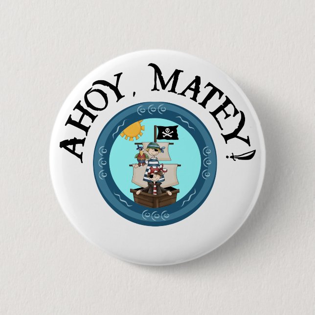 Ahoi kameradschaftlicher Knopf Button (Vorderseite)