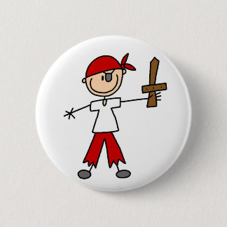 Ahoi Piraten-Knopf Button
