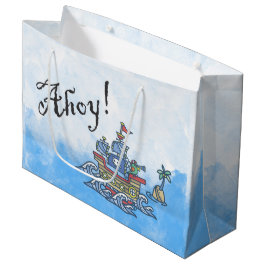 Ahoi Piraten-Schiff Große Geschenktüte