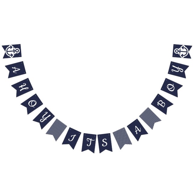 Ahoi sein eine Jungen-Seeflagge Wimpelkette (Alle)