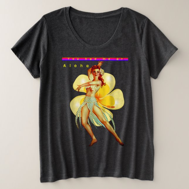 Ahola Fun Fashion Plus Size T - Shirt (Design vorne)