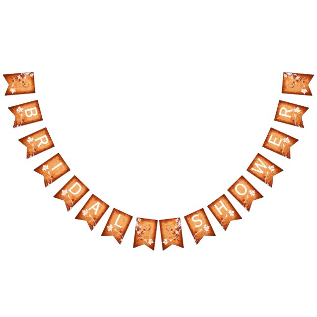 Ahorn-Blätter Brautparty für orangefarbene Hochzei Wimpelkette (Alle)