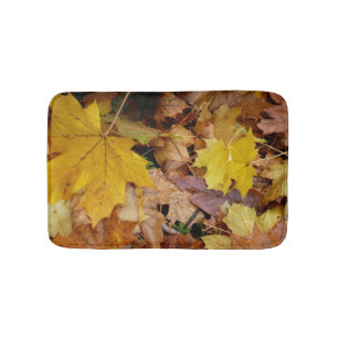 Ahorn-Blätter Gelbe Herbstnatur Badematte