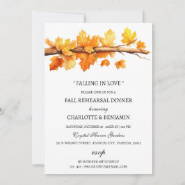 Ahorn-Blätter Herbst Themenabend Probe Herbst Einladung