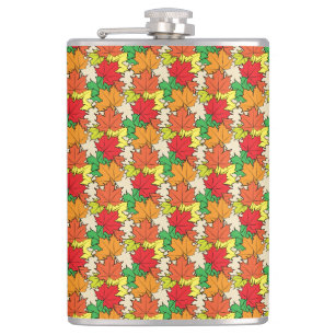 Ahorn-Blätter I Flachmann