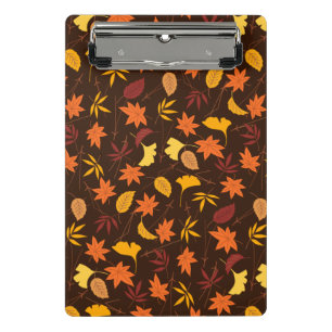 Ahorn-Blätter Muster-45947 Mini Klemmbrett