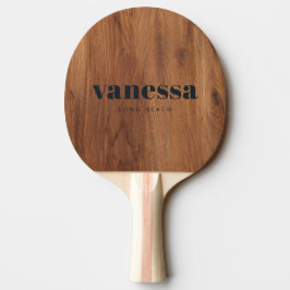 Ahorn-Holz-Minimal-Modern-Klassiker Name BK Tischtennis Schläger