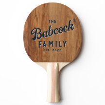 Ahorn Holz Retro Familienname & Jahr BK