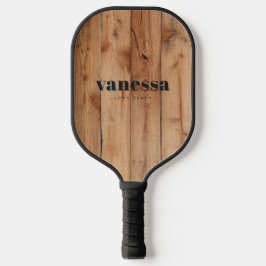 Ahorn-Rohschnitt-Minimal-Modern-Klassischer Name Pickleball Schläger