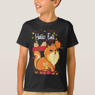 Ahorn Spitz Hund liebt Leaf Red Truck Fall Au T-Shirt