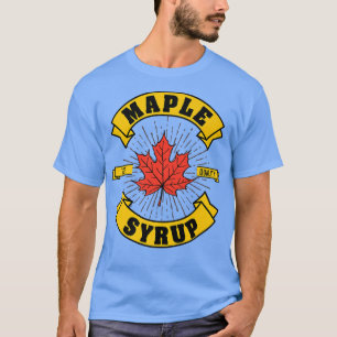 Ahorn Steche Qualitätssirup Herbst in Kanada T-Shirt