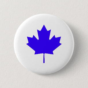 Ahornblatt BlueTransp die MUSEUM Zazzle Geschenke Button