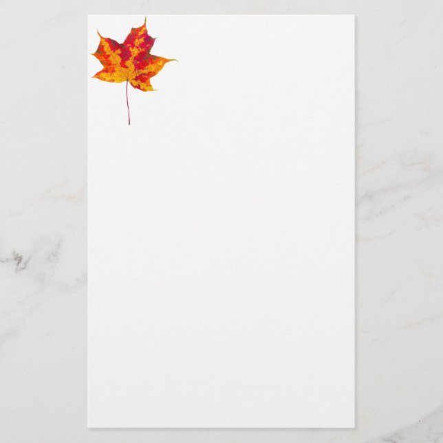 Ahornblatt Briefpapier (Vorderseite)