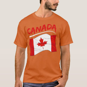 Ahornblatt Canada Day Kanadische Flagge Kanada T-Shirt