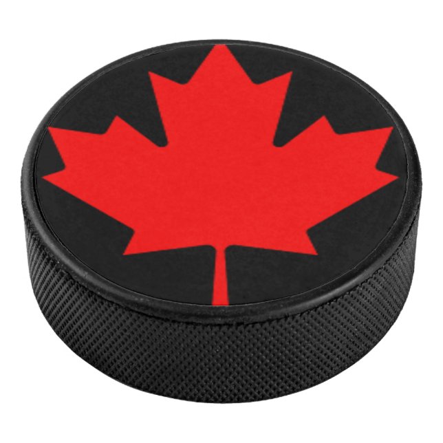 AHORNBLATT EISHOCKEY PUCK (3/4)