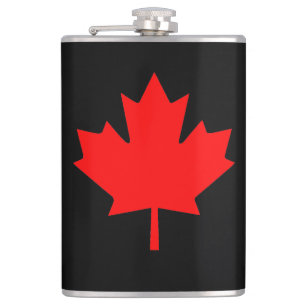 Ahornblatt Flachmann