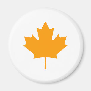 Ahornblatt OrangeTransp die MUSEUM Zazzle Geschenk Magnet