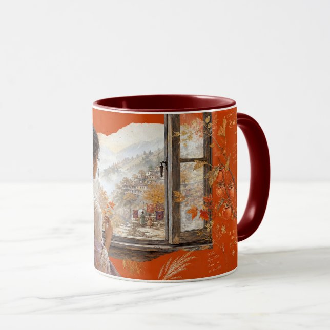 Ahornblatt Tasse (VorderseiteRechts)