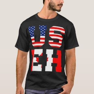 Ahornblatt USA Patriotisch Kanadisch Kanada T-Shirt