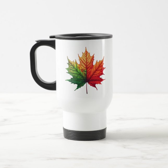 Ahornfallleaf Reisebecher (Links)