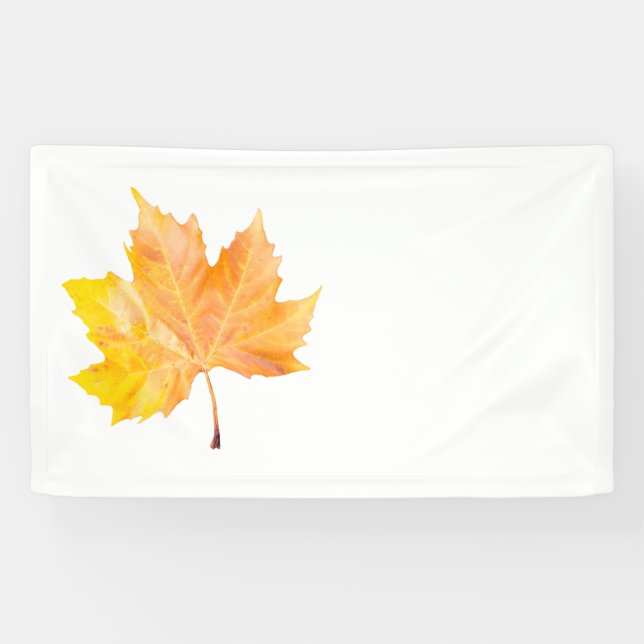 Ahornherbstblatt Banner (Horizontal)