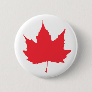 Ahornherbstblatt Button