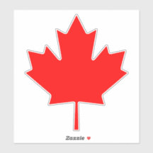 Ahornleaf-Aufkleber-Blatt Vinyl Decal | Produkt