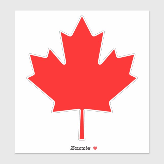 Ahornleaf-Aufkleber-Blatt Vinyl Decal | Produkt Aufkleber (Blatt)