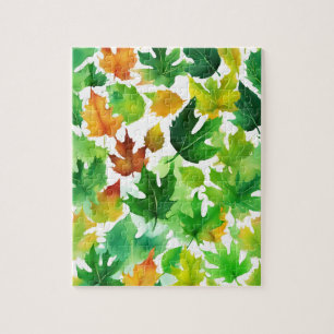 Ahornleaf Blumenblätter Puzzle
