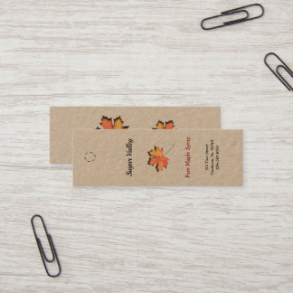 Ahornleaf Cutout Ahornsirup Hang Tags