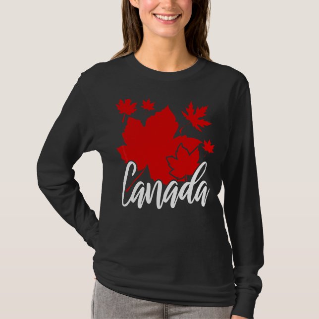 Ahornleaf Kanada T-Shirt (Vorderseite)